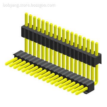 2.54mm Pitch Double Plastic Pin Header